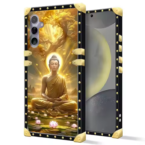 Buddhist series new phone case for Samsung Galaxy S20 FE S21 Plus S22 S23+ S24 S25 Ultra full coverage drop protection.