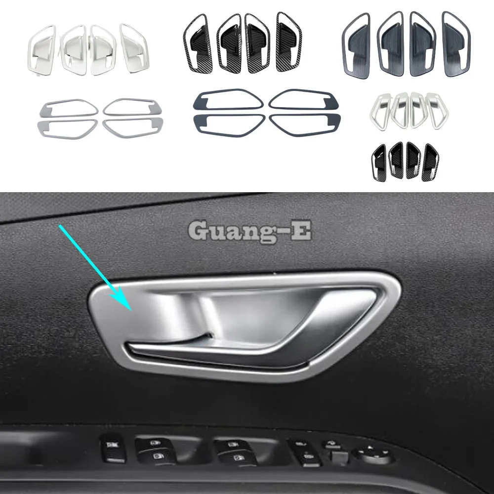 

For Hyundai Tucson L 2021 2022 2023 2024 Body Sticker Inner Door Handle Holder Bowl Trim Frame Lamp Armrest Parts Handrail 4PCs
