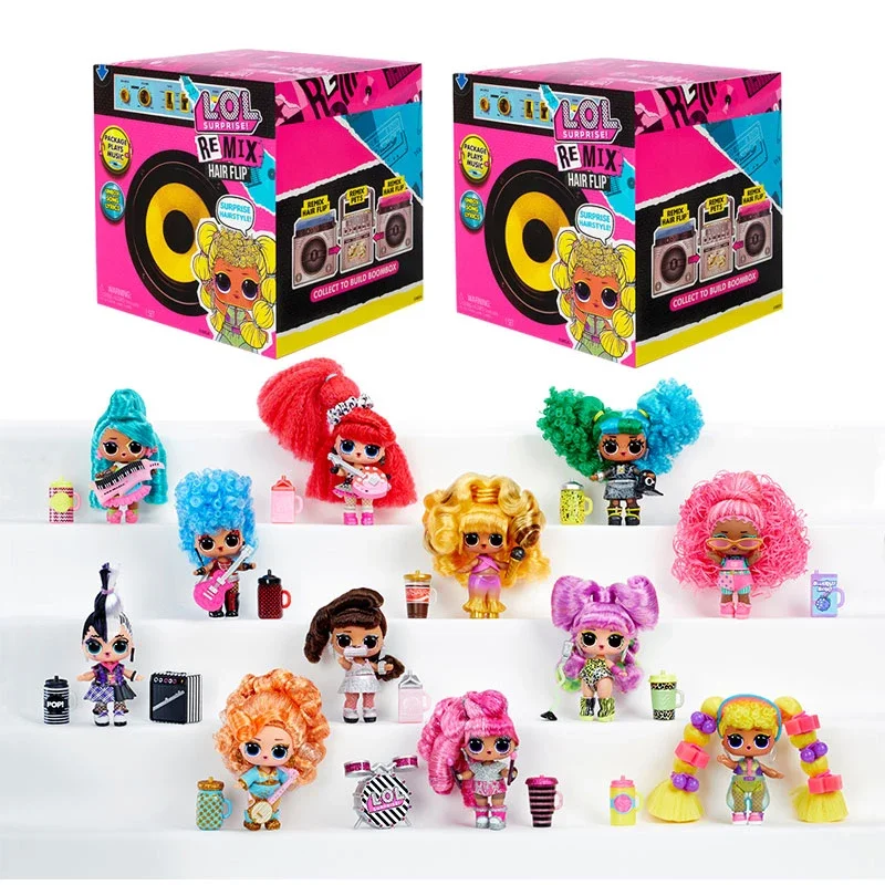 

LOL Surprise Remix Doll LOL Baby Original Doll Kit Surprises Surprise Dolls Girl Birthday Mini Mystery Blind Box Cute Toys Gifts