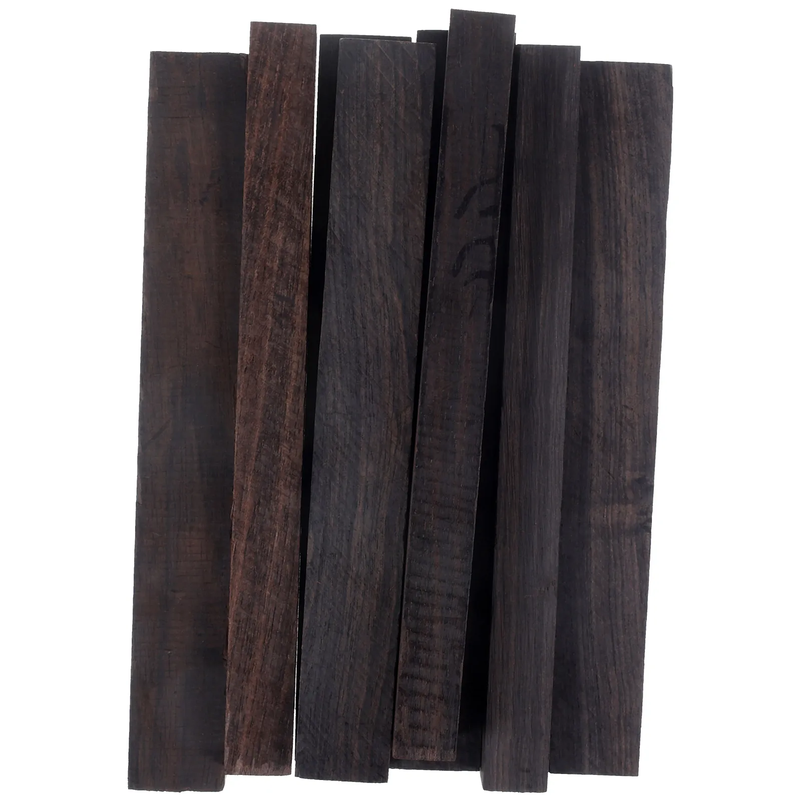 

8Pcs DIY Pen Making Kit Exotic Wood Blanks Woodturning Project Accessories Easy Work Exotic Wood Pen Making Kits for Woodturning