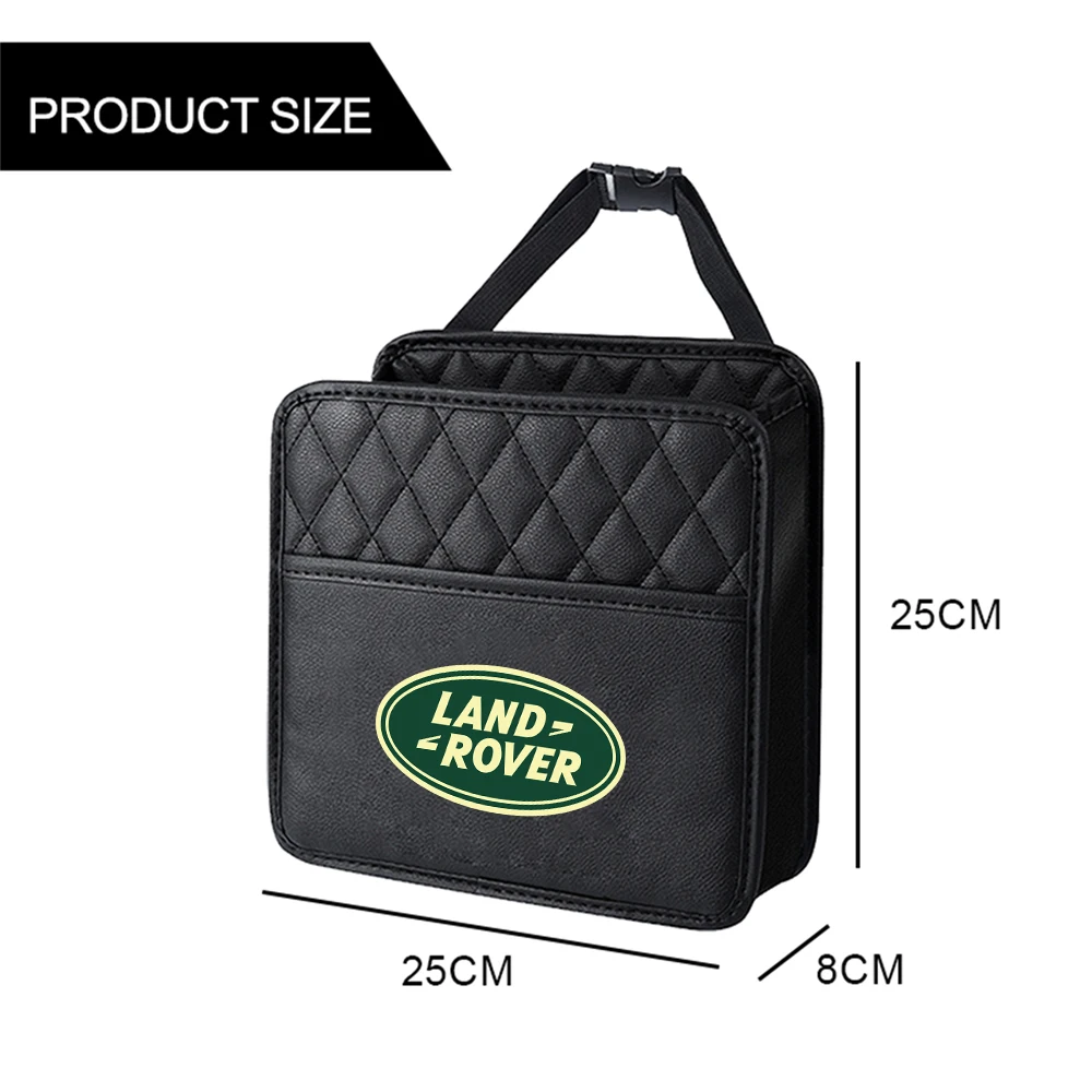 Leder Auto Rücksitz Aufbewahrung sbox hängen Veranstalter Innen Auto Aufbewahrung tasche für Land Rover Svr Defender Discovery Range Rover