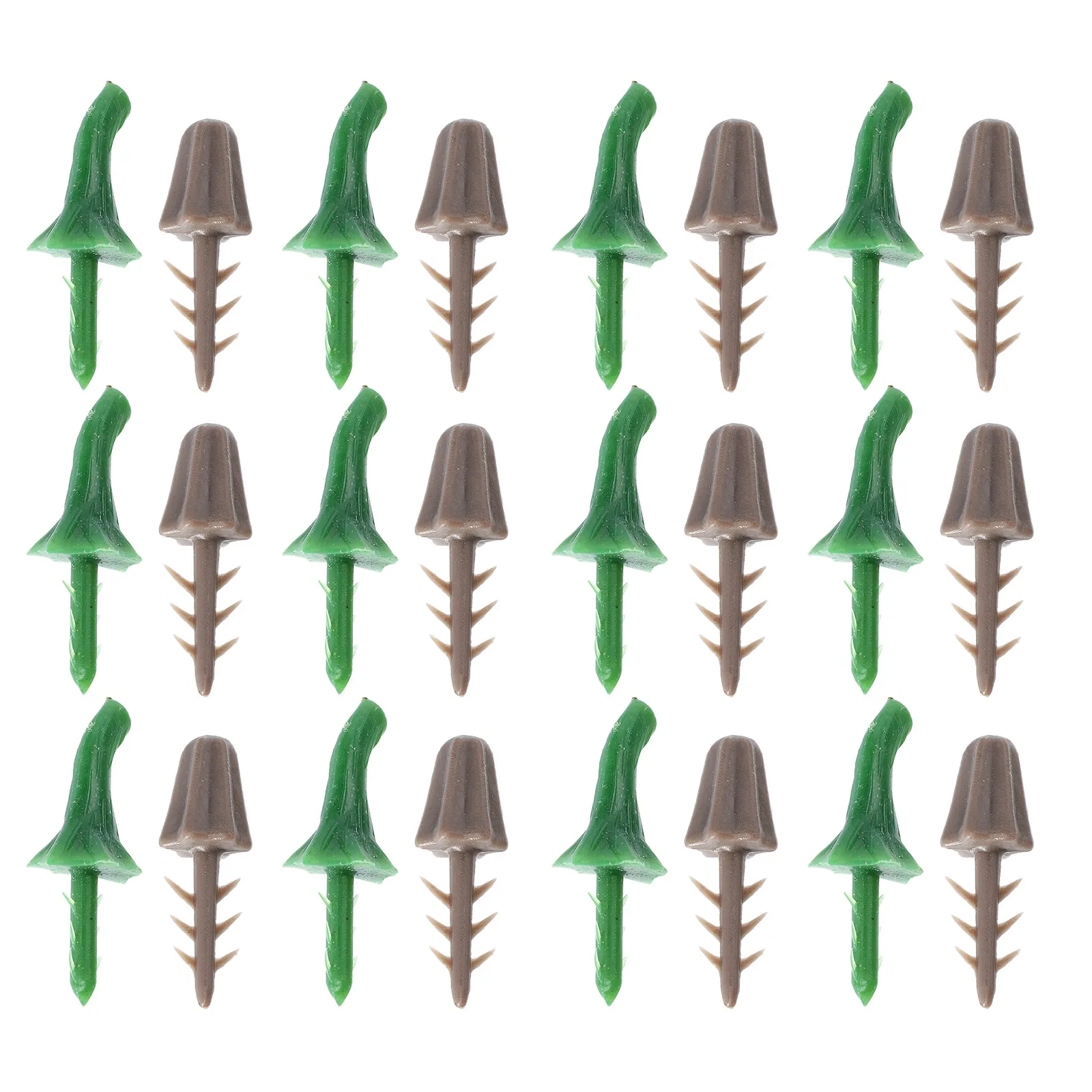 

100pcs Diy Pumpkin Making Tool Heads Decoration Stems Fake Plastic Fruit Stalk Artificial Handles For Halloween Party Harvest