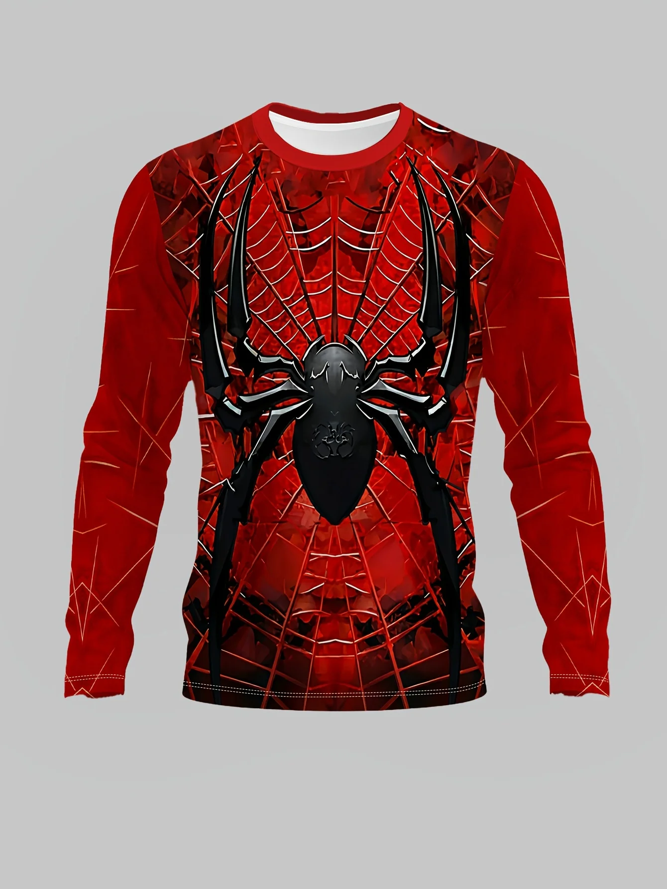 Family Matching Halloween T‑Shirts, Scary Skeleton & Organ Graphic, Spooky Vibe, Bones 3D Print, Men's Tee, Street & Outdoor T‑S