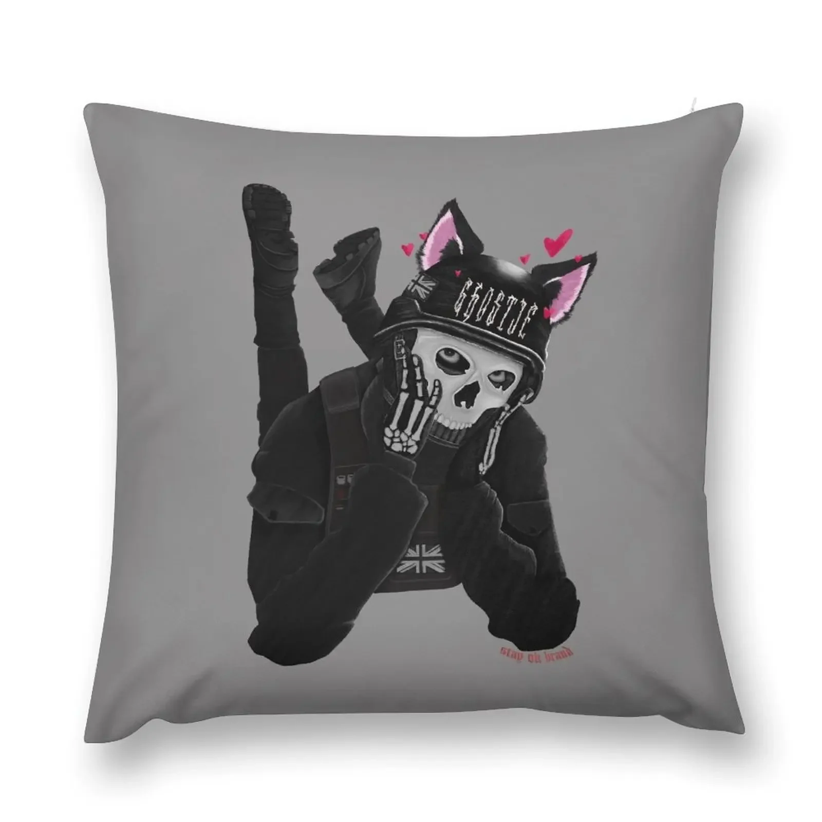 simon ghost riley kawaii Throw Pillow autumn pillowcase Sitting Cushion Decorative Cushion Pillows Aesthetic pillow