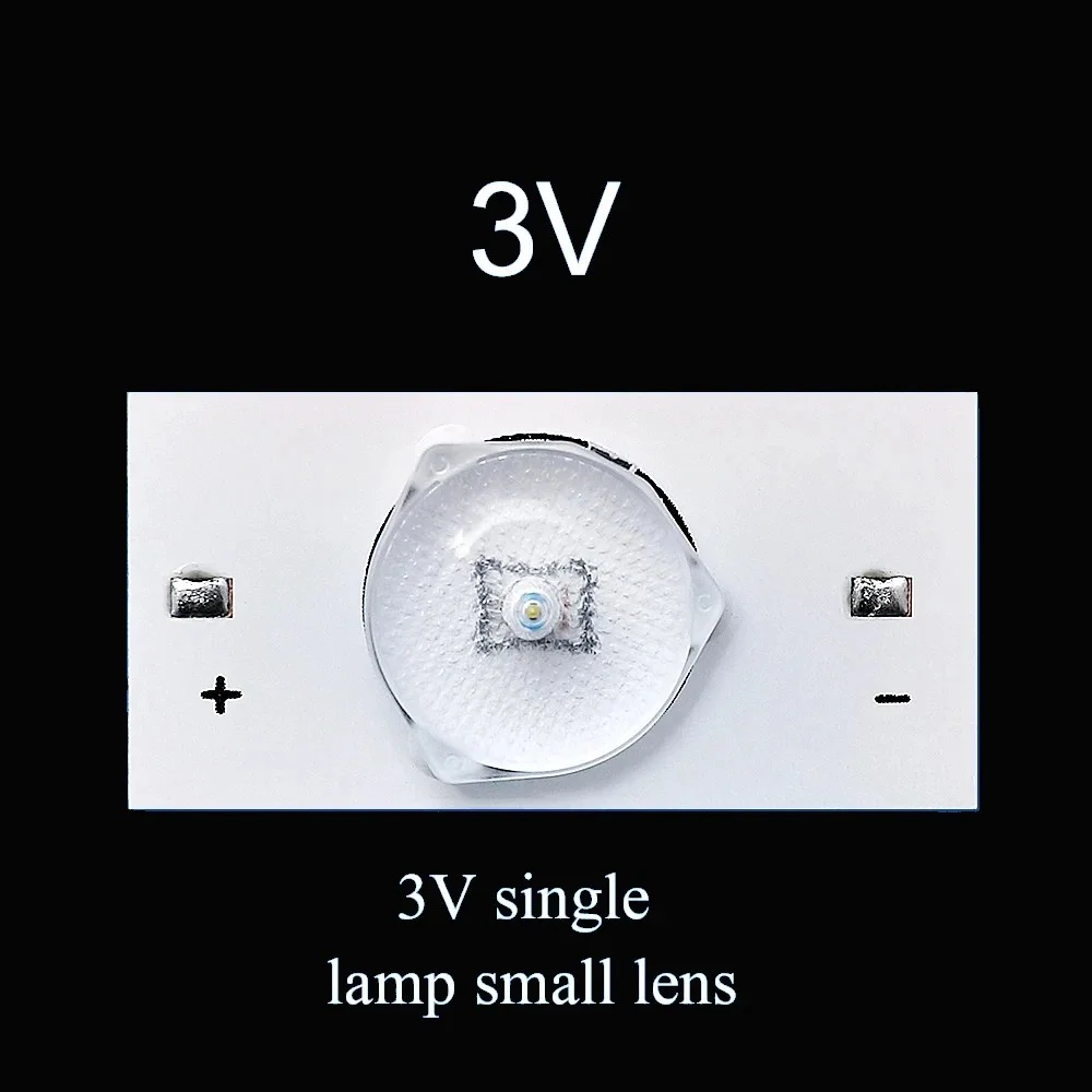 Led Smd Beads 3v 6V for Tv Backlight Repair with Optical Lens Filter 3/6 Volt Led Strip Replacement Universal