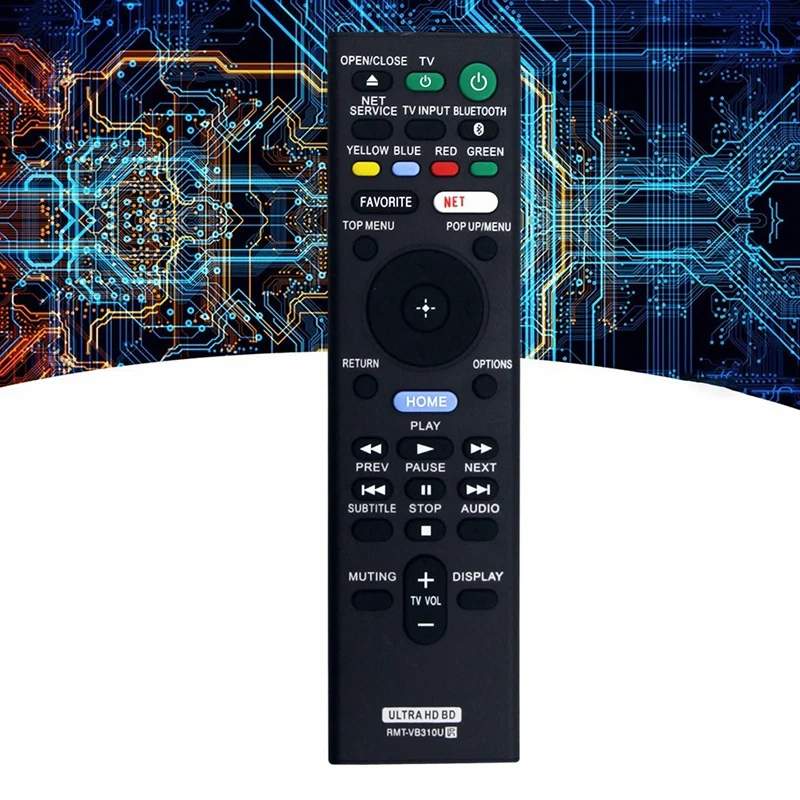 Replace RMT-VB310U Remote Control For Sony RMT-VB310U ULTRA HD Blu-Ray BD DVD Disc Player