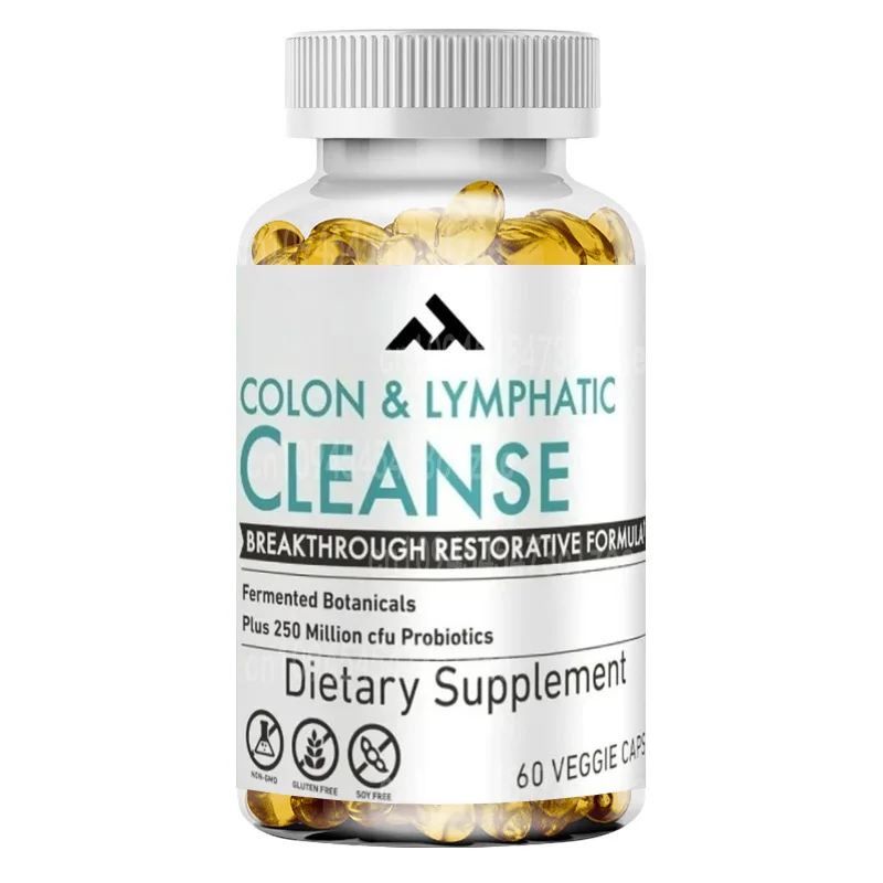 250 Million CFU Probiotics for Intestinal Health, Digestion and Lymphatic Support, Gluten Free, Non GMO, 60 Capsules Vegetarian