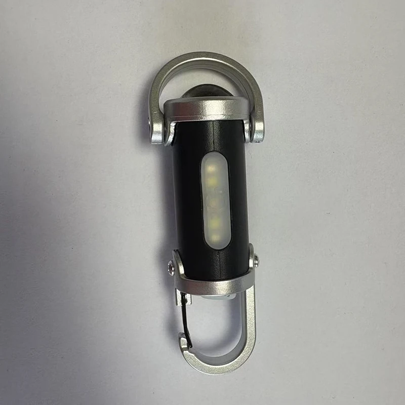 พวงกุญแจมินิแบบพกพา COB ไฟฉายกลางแจ้งพลังงานสูงไฟฉายพกพาไฟฉาย LED แบบชาร์จไฟได้สำหรับแคมป์ปิ้งไฟฉุกเฉิน