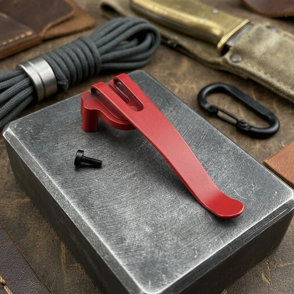 Everyday Carry 91MM Pocket Clip Clip For Outdoor Enthusiasts Stainless Steel Construction Wear-resistant Finish