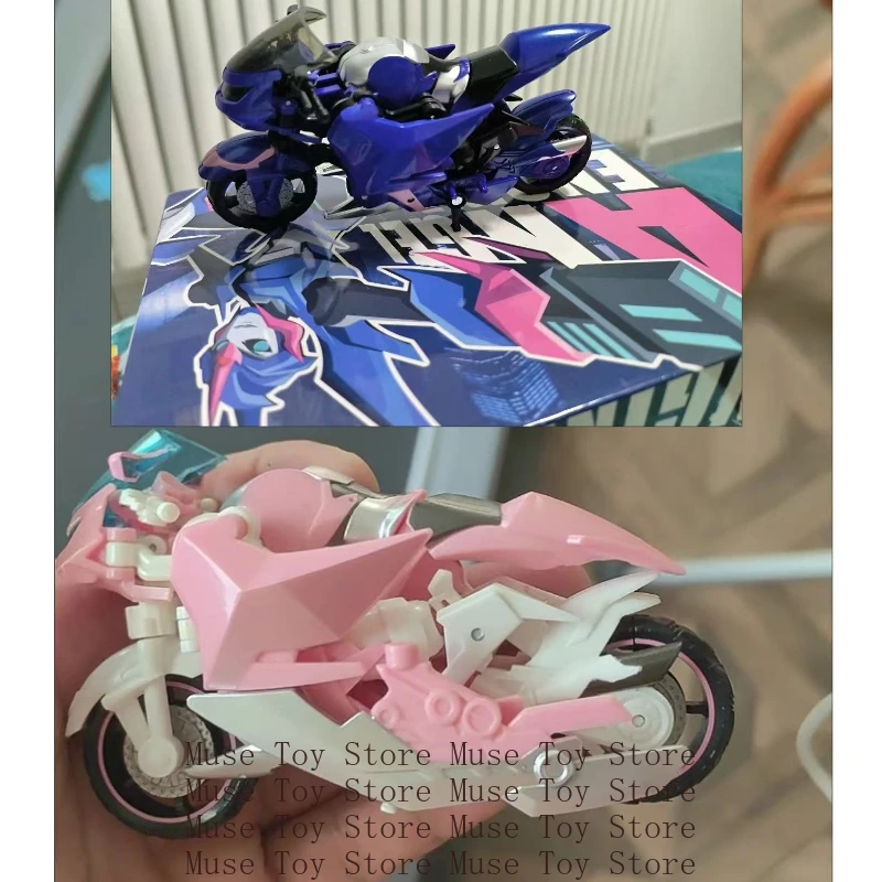 NEW APC Transformation APC-Toys First Edit Female TFP Blue Japanese Comic Ver Angel Engine Arcee Motorcycle Action Figure