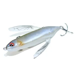 6.5g 8cm Artificial Dragonfly Topwater Crawler Bait Superficial Buzzbait Popper Pencil Stickbait Lure Surface for Bass
