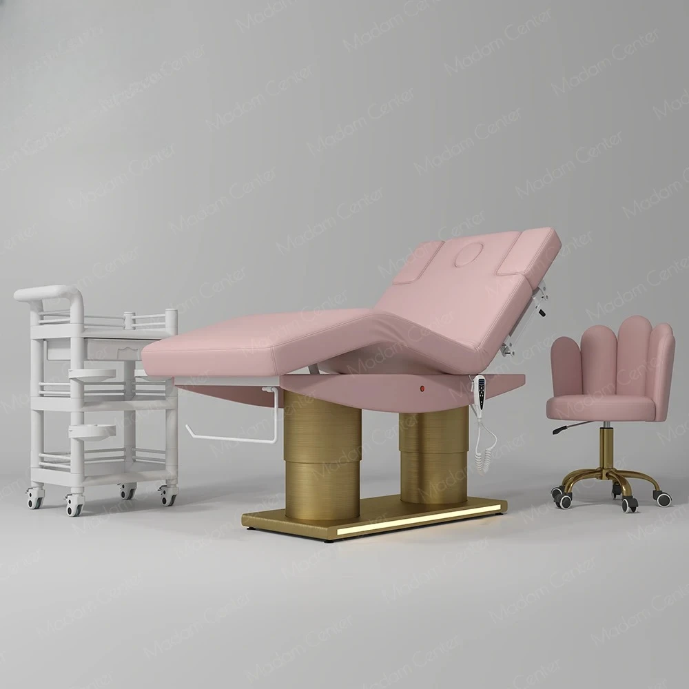 

Electric Technician Chair Leather Facial Beauty Bed Massage Feature Cosmetic Equipment Hydro Facial Furniture