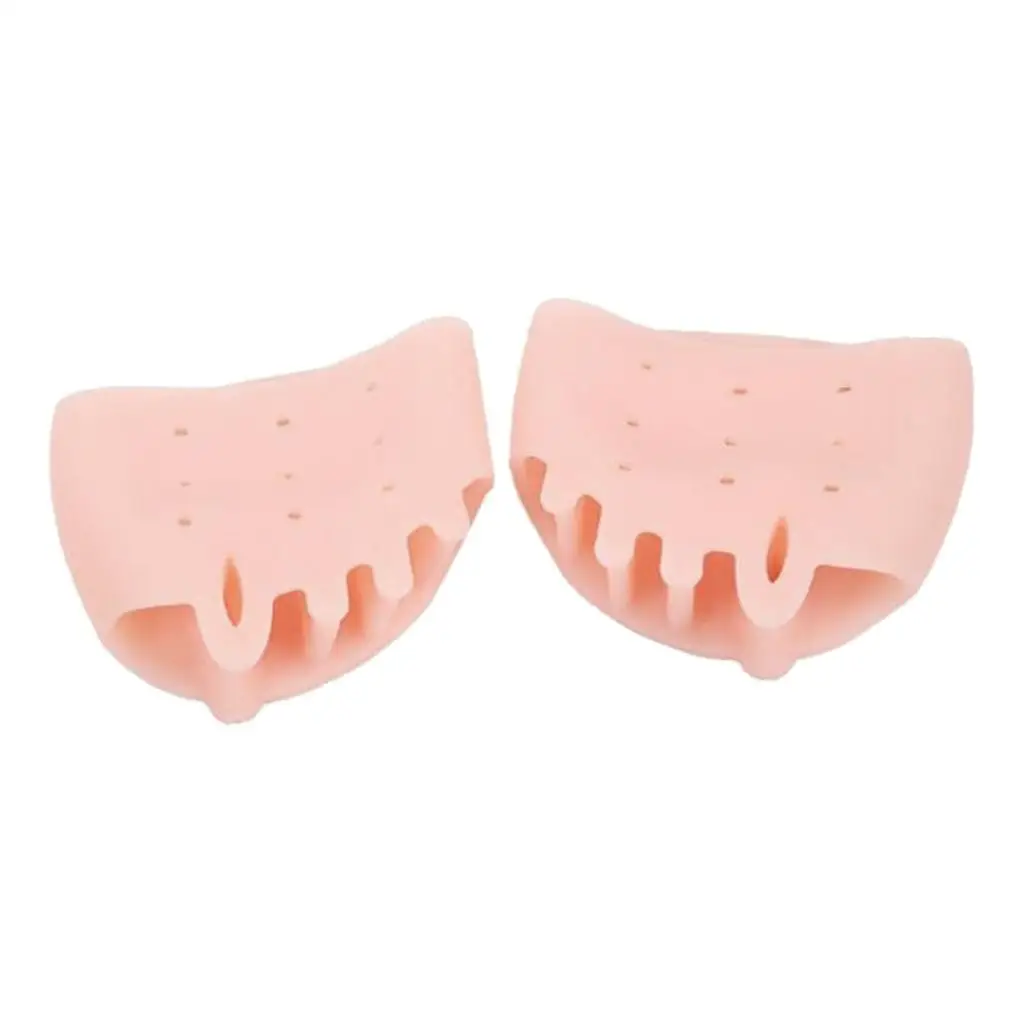 Toe Separators for Hallux Valgus Bunion Corrector Soft Silicone Gel Pain Relief Foot Protector for Dance Shoes and Everyday Use