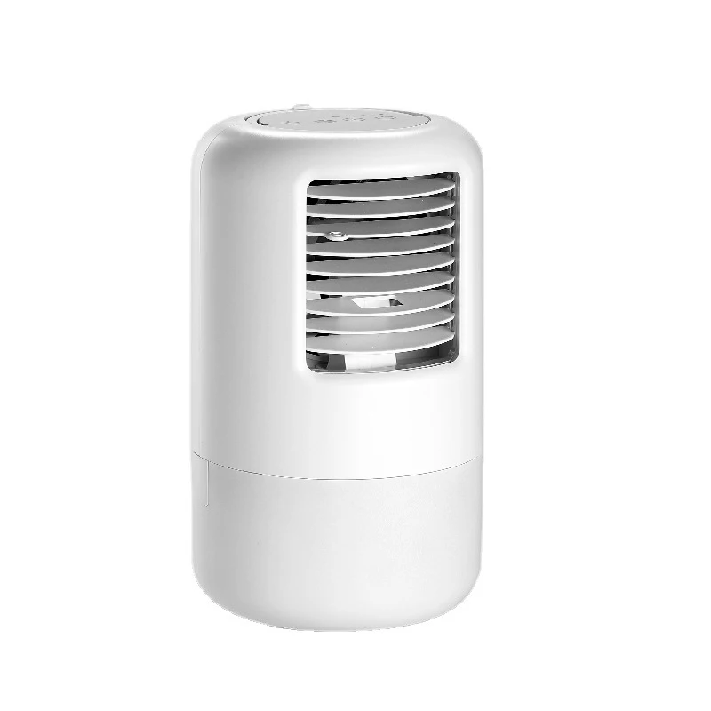 Spray desktop ventilador refrigerado a água cronometragem mudo colorido atmosfera selvagem luz ventilador refrigerado a água luz noturna 20w