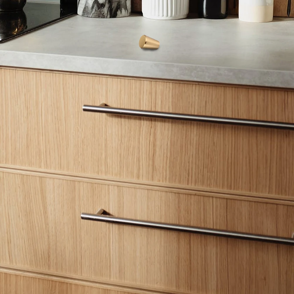

10Pcs Golden Copper Pulls Solid Wood Pure Copper Door Knobs Wardrobe H les Cabinet Grab Bars Elegant Simple Kitchen Cupboard