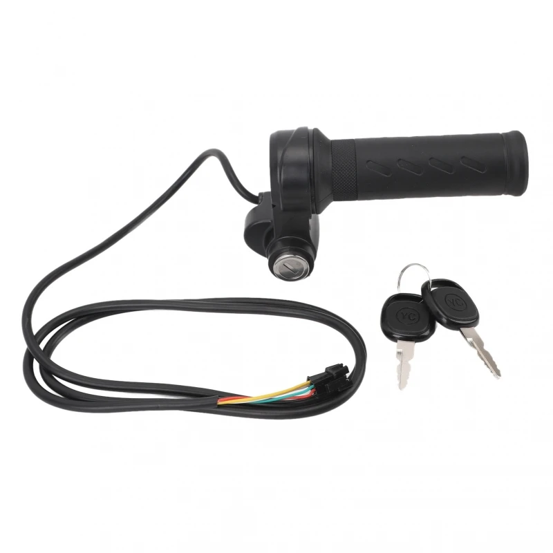 AliExpress NONE Electric Bike Throttle Grip Rubber Electric  Twist Handlebar Responsive Easy Install  for Electric Tricycle