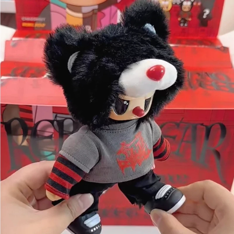 

Authentic Chaosweet Rebel Bear Street Movable Series Vinyl Plush Blind Box Trendy Desktop Decor Collectible Gift For Collectors