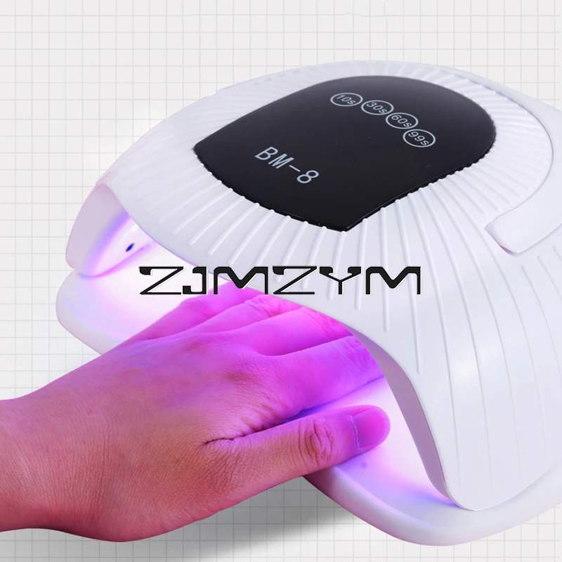 200W Portable LED Red Nail Drying Lamp With 42PCS LED Lamps Dynamic Nail Baking Lamp Nails Dryer Tools