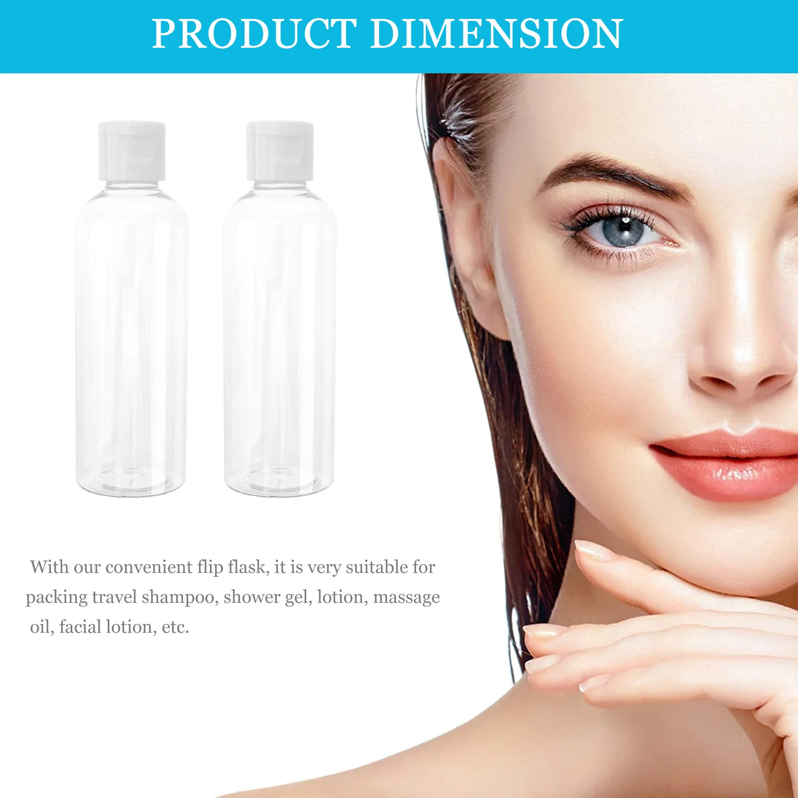 10 個のトラベルコンテナプラスチック詰め替えボトル漏れ防止空のミニボトルローションシャンプーメイク落とし用