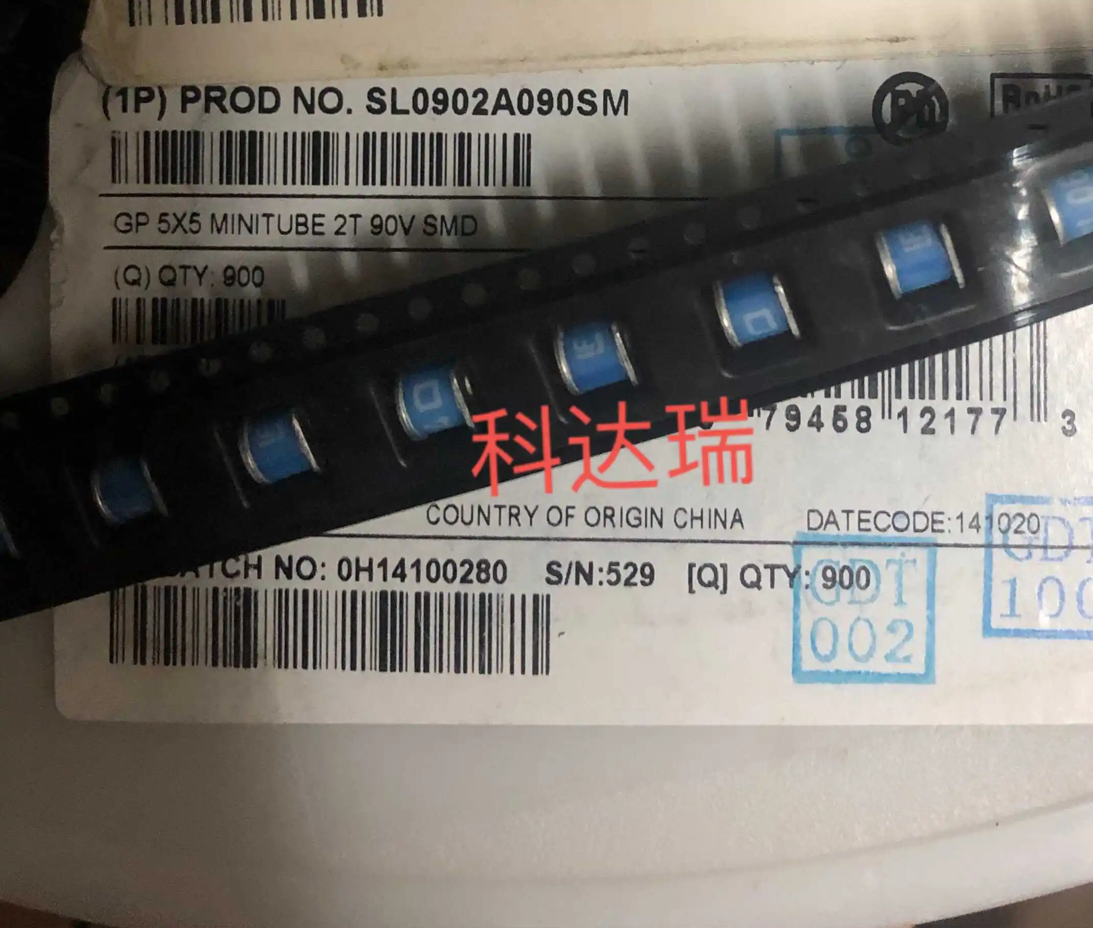 10pcs/gas discharge tube (GDT) 90V pulse: 5kA SL0902A090SM volume 5.4*5mm