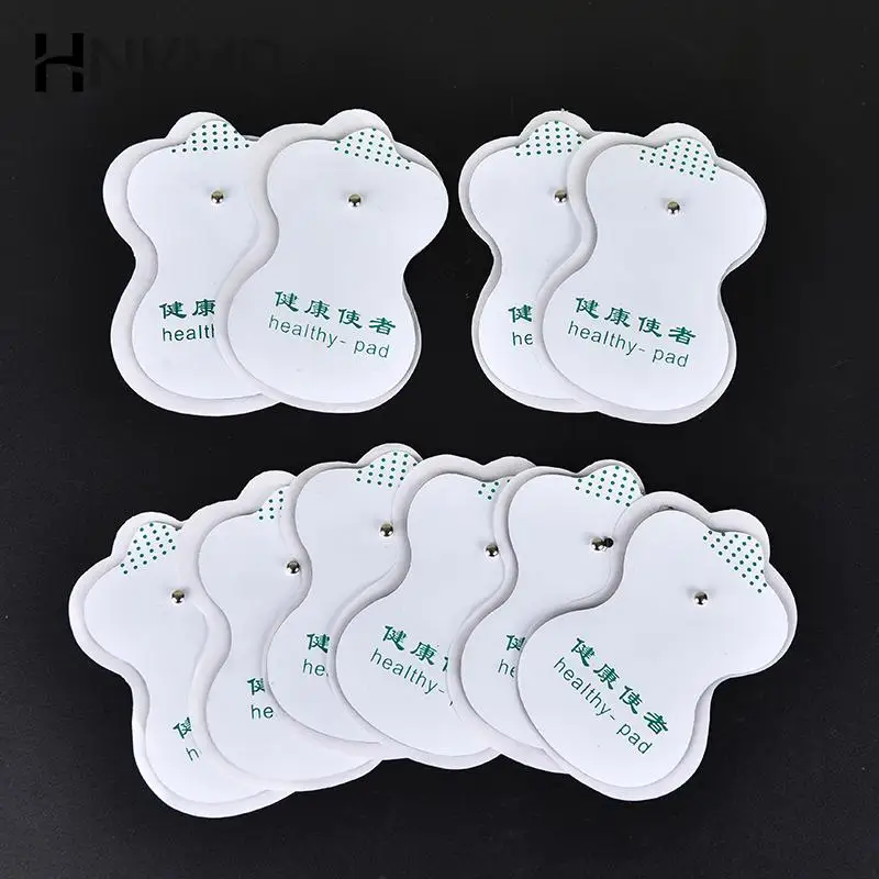 Electrode Pads for Tens Acupuncture Therapeutic Pulse Massager Sticker Adhesive Replacement Patch Massage Pad Conductive Gel