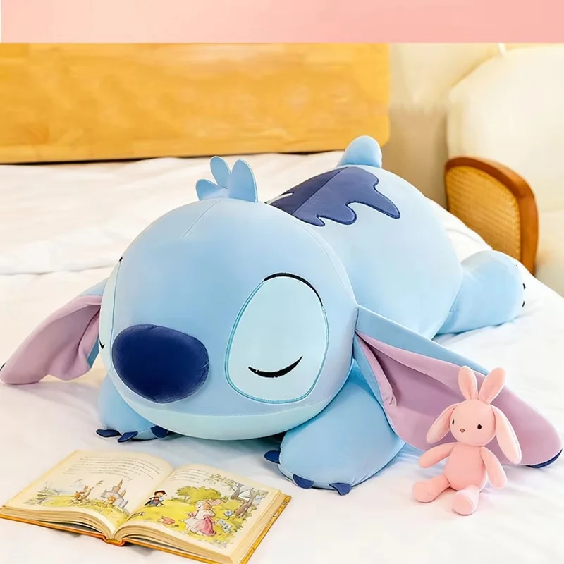 

Lying-Down Stitch Cute Plush Pillow - Soft Comfortable Companion & Comfort Doll Room Decor Sofa Cushion Girl Festival Gift
