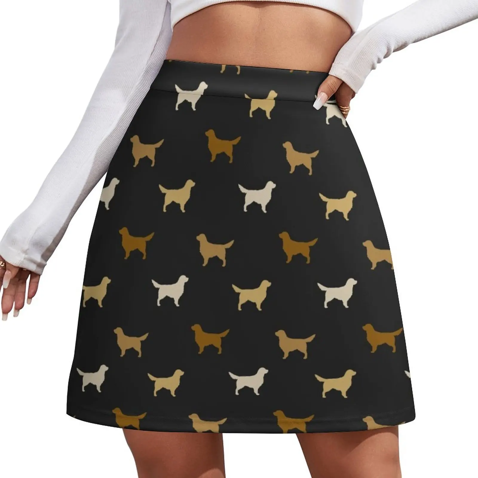 Golden Retriever Silhouette(s) Mini Skirt skorts for women new in clothes