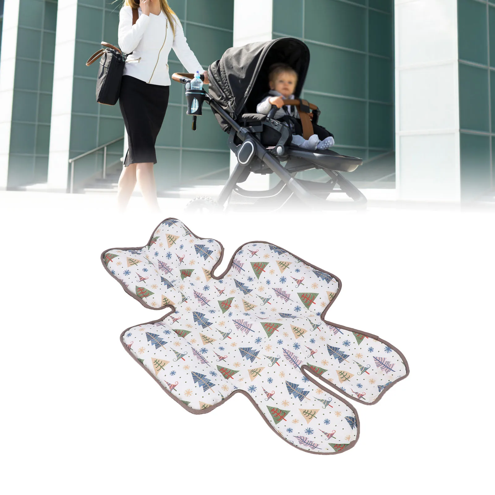 ZK20 Baby Carriage Cushion Body Support Special Shaped Reduce Fatigue Washable Stroller Seat Cushions Type 3