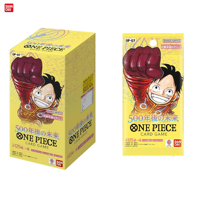 بانداي قطعة واحدة 500 عام في المستقبل OP-07 لعبة بطاقة أساطيرين وصندوق معزز OP-08 ياباني قابل للجمع 24 عبوة #3