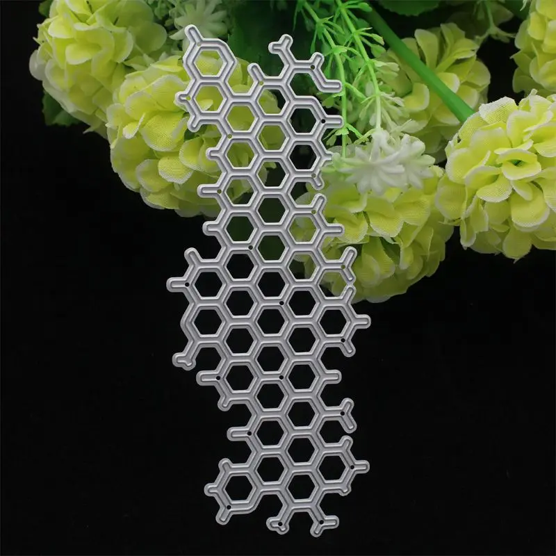 Honeycomb Cutting Die Exquisite Lace Carbon Steel Embossing Knife Mould Template