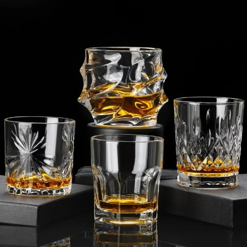 

Whiskey Glass Cup Beer Wine Crystal Wine Glass Cups for The Home Bar Party Hotel Restaurant Wedding Cup Table Decor 2025 New