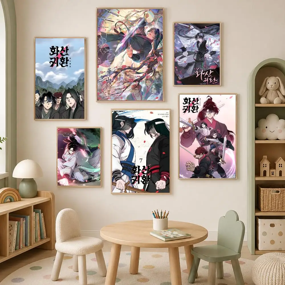 Epic Return of the Blossoming Blade Poster Self-Stick HD PP paper Wall Art  Waterproof Decor for Bedroom, Living Room，Gift