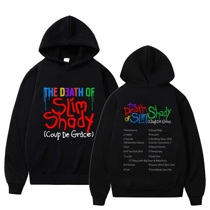 

Eminem Houdini Sweatshirts Women/men Graphic Tobey The Death of Slim Shady Hoodie Autumn Fashion Clothes Loose Fleece Sweatwear