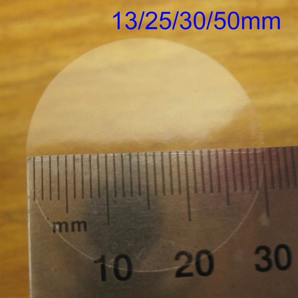 200 szt. Przezroczyste naklejki uszczelniające z PVC 13mm 25mm 30mm 50mm, przezroczyste etykiety winylowe, błyszcząca powierzchnia, odporne na rozdarcie, dekoracja z połyskiem.