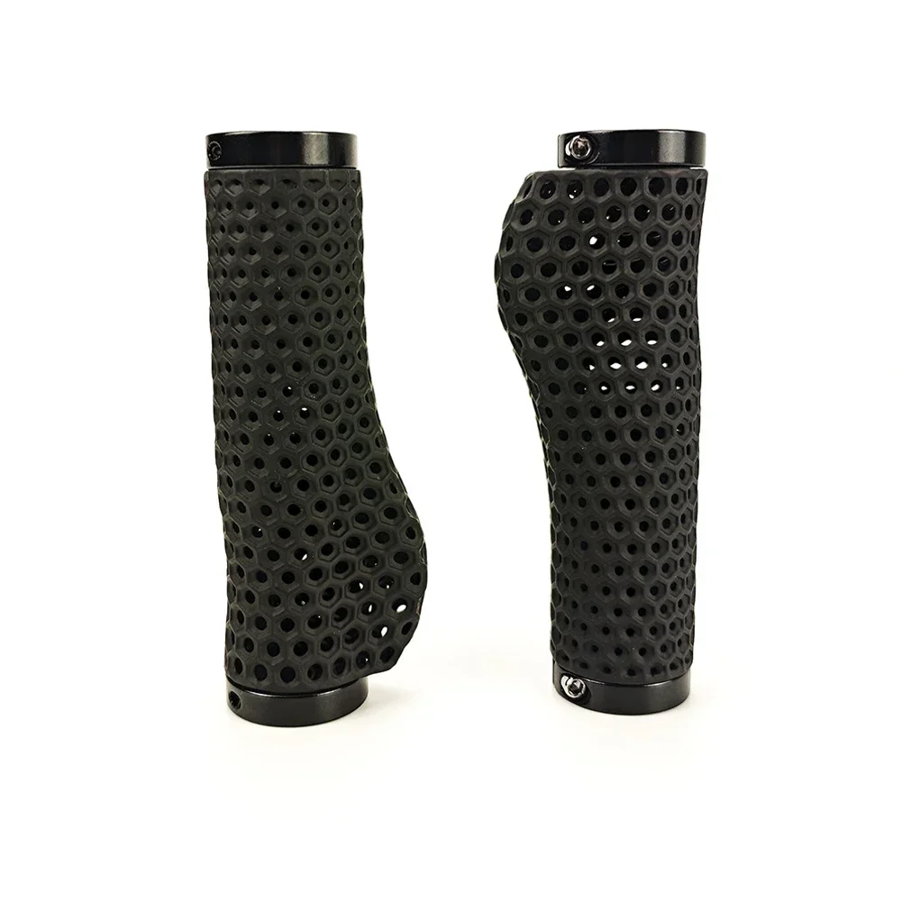 Anti-slip Bicycle Grips 3D Printed Bike Grips Save Physical Strength Shock Absorption Ventilation Double-side Locking