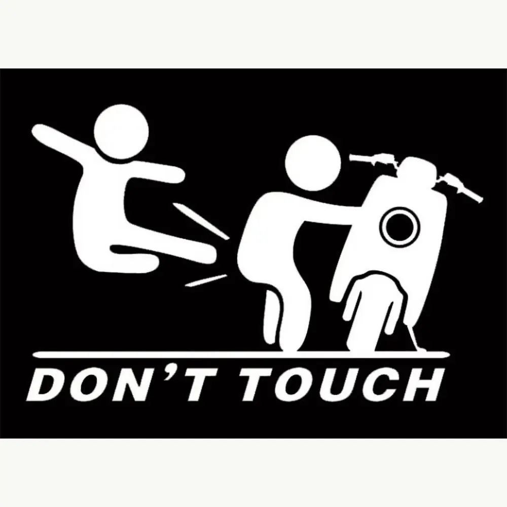 Funny Car Sticker Dont Touch My Car Decals Stickers Creative Auto Decal Exterior Decoration Car Window Accessories - view 4
