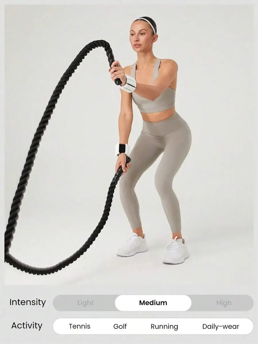 Sports Bra And Leggings Set With Crisscross Back Removable Cups High Rise Waist Sweat Wicking Fitness Wear