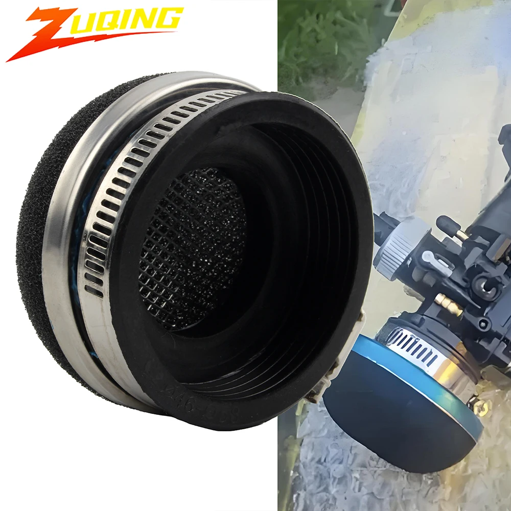 Motorrad 28/32/35/38/42/45/50/54/58MM Stright Luftfilter Reiniger Für 2 Takt Motor Pocket Bike Mini Moto Roller Motocross