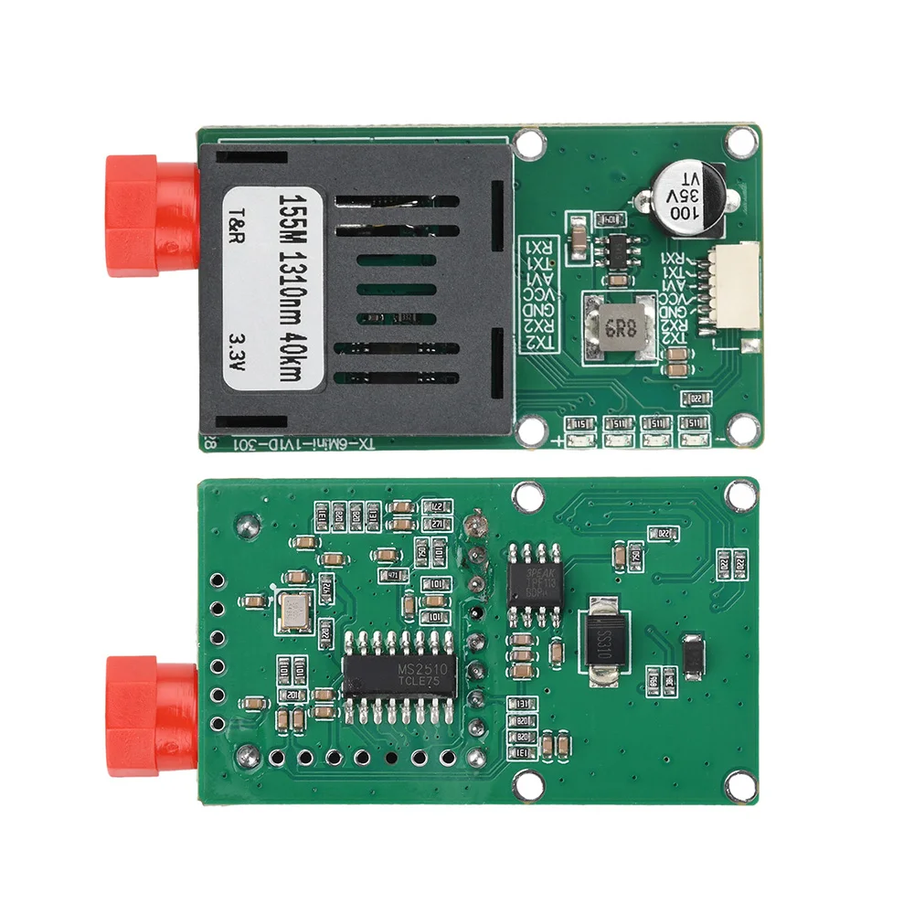 Sky/Earth TTL Optisches Transceiver-Modul DC 5,5-26V FC RX/TX/AV/VCC/GND-Schnittstelle für Drohnen TTL-zu-Glasfaser-Modul – Detail 3