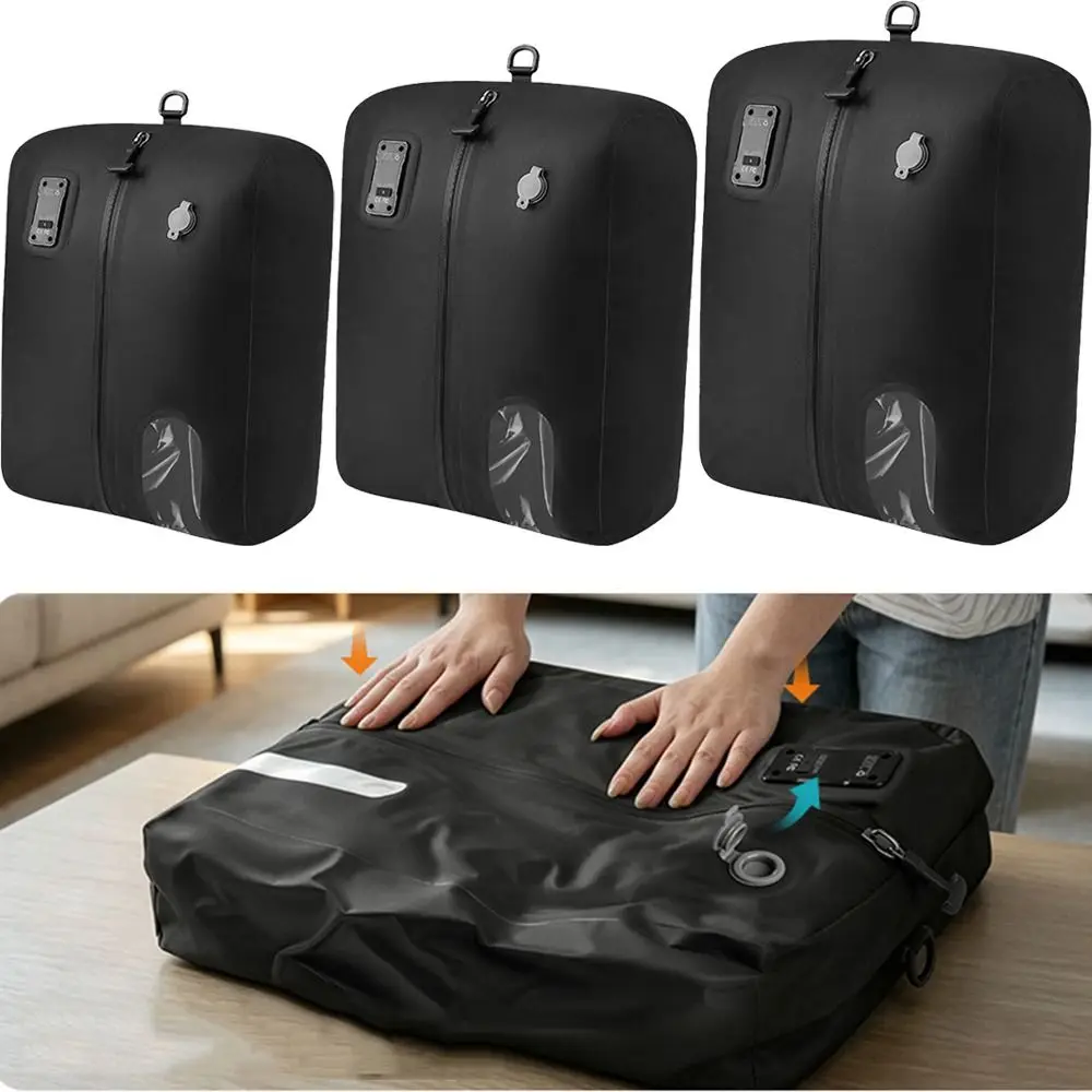 Reusable Vacuum Compression Bag Built-in Pump 16/20/24L Portable Vacuum Packing Large Capacity Airtight Vacuum Sealed Pouch
