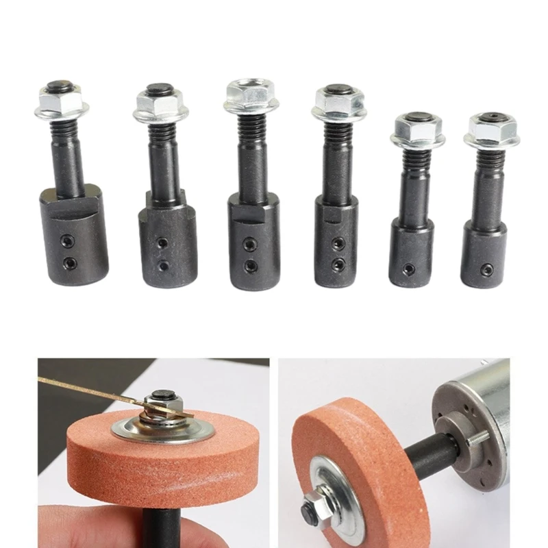 Electric Drill Conversion Grinders Wheel Extension Rod Spindle Adapter Concrete Stone Polishing 5/6/8/10mm/12/14/16mm Y5GB