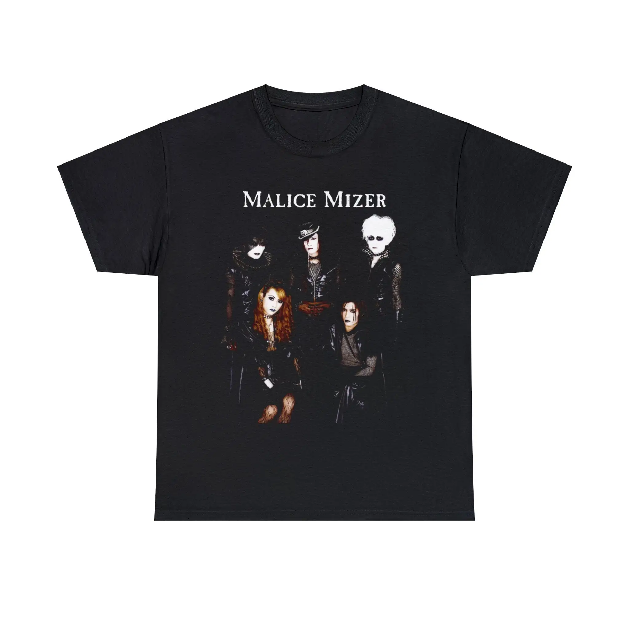 Malice Mizer Visual Kei Black Photoshoot Heavy Cotton T Shirt