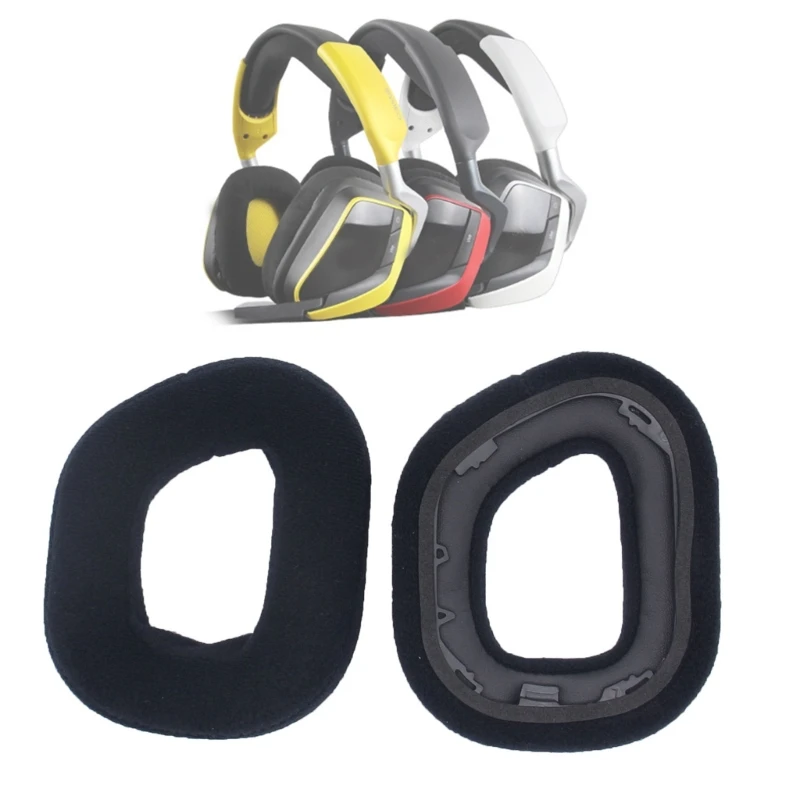 

20CB 1 Pair Ear Pads Cushion Earmuff for Corsair HS80 Headohone Replacement Repair