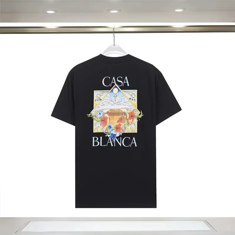 2026 Casa Fantasy Blanca Gate Print Family T Shirt 2026 Men 