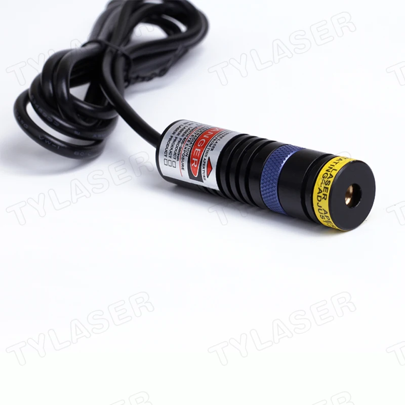 Odaklanabilir D18X65 450nm 5V doğrudan mavi bulucu nokta lazer 10mw 30mW 50mW 80mW lazer modülü için taş kesme makinası CE
