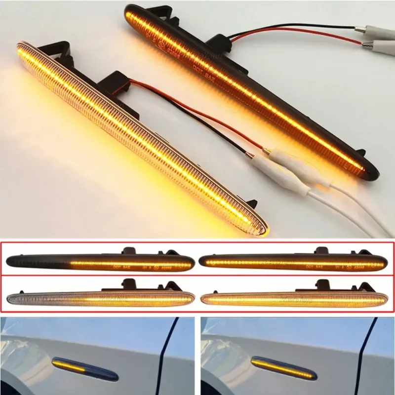 

2PCS Dynamic LED Arrow Side Marker Turn Signal Blinker Flowing Light Fit For Alfa Romeo Giulietta Veloce Ti Sprint 2010-2021