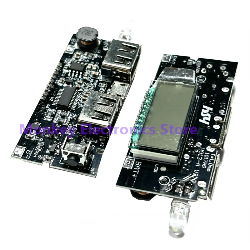 

Charger module mobile power boost DIY18650 lithium battery digital dual USB output charging board motherboard