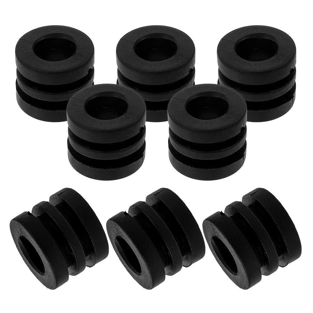 

8pcs Black Plastic Foosball Bumper Replacement Small Washer Pads for Table Football Accessories Gaskets Gaming Tables Parts