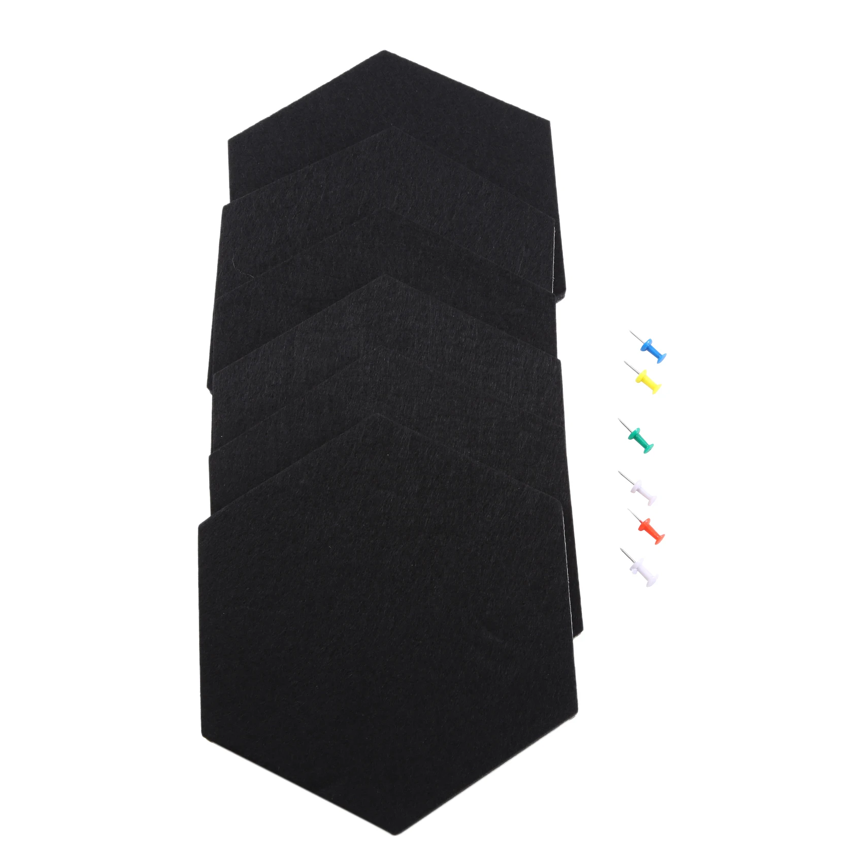 Felt Memo Board Decorative Notice Board Hexagon Bulletin Board,Felt Cork Board Tiles,Pin Board Wall Decor For Photos,Memos(20 X