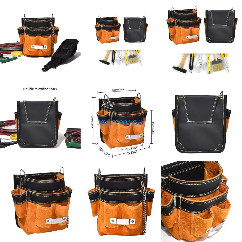 

L8RC Leather Tool Tool Bag for Electricians, Woodworkers Tool